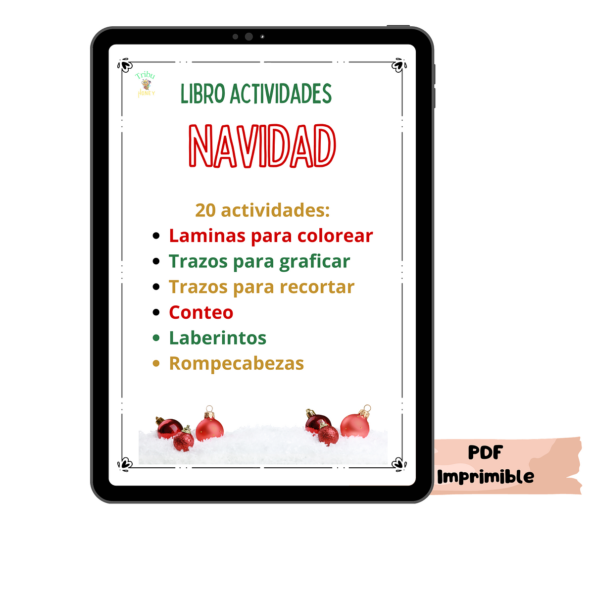 Libro Actividades Navidad Salduu